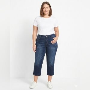 LANE BRYANT Women's Blue Denim Jeans Size 16. 90% Cotton, 8% Polyester ,2% Licra